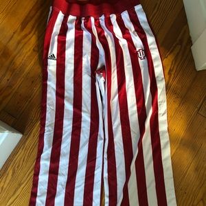 Adidas IU candy striped warm ups